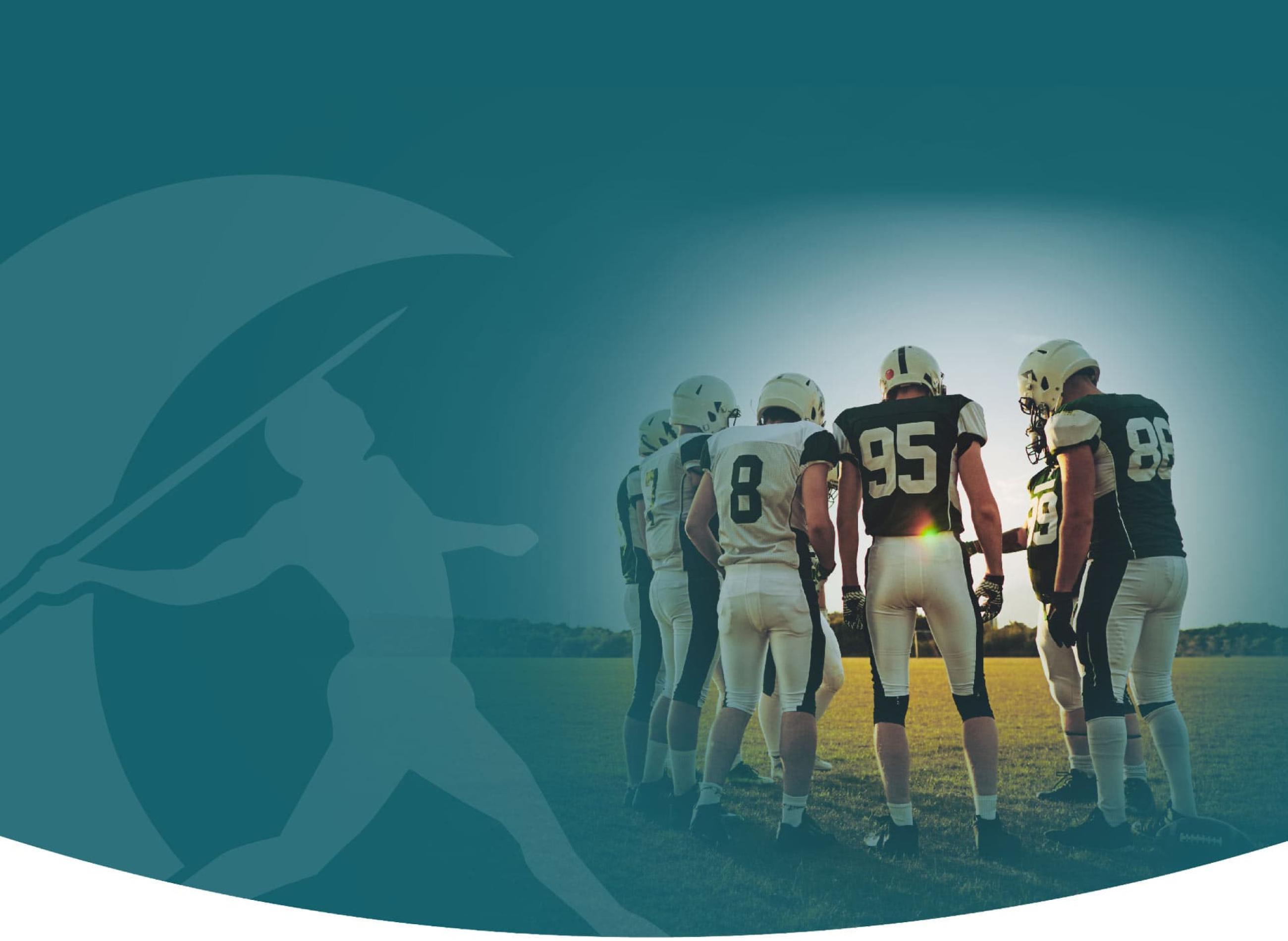 football team huddling